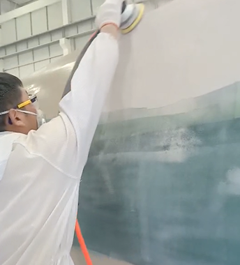 Pneumatic grinding machine application