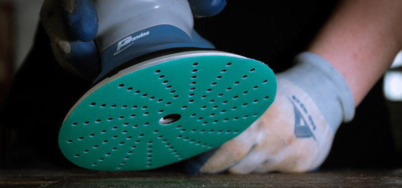 What is the correct way to use pneumatic grinder?